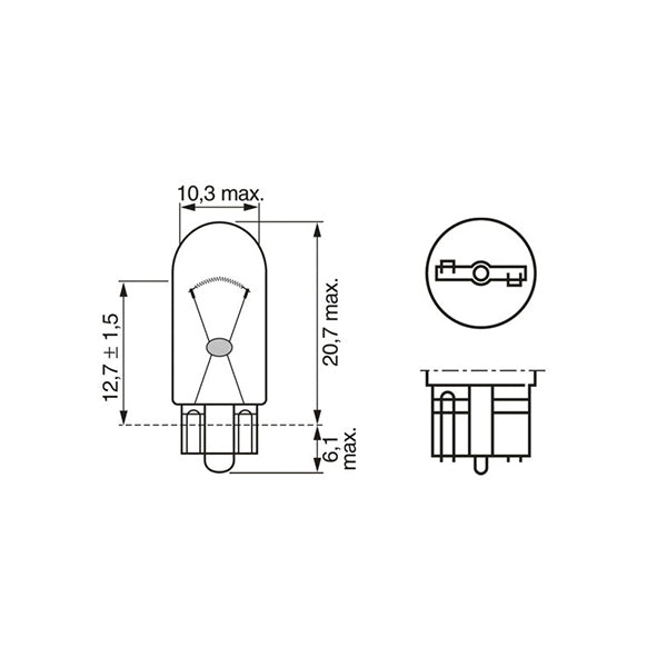 CEUK 501 LED Interior Bulb – Ultra Bright T10 W5W Ambient Light | 5 Colours