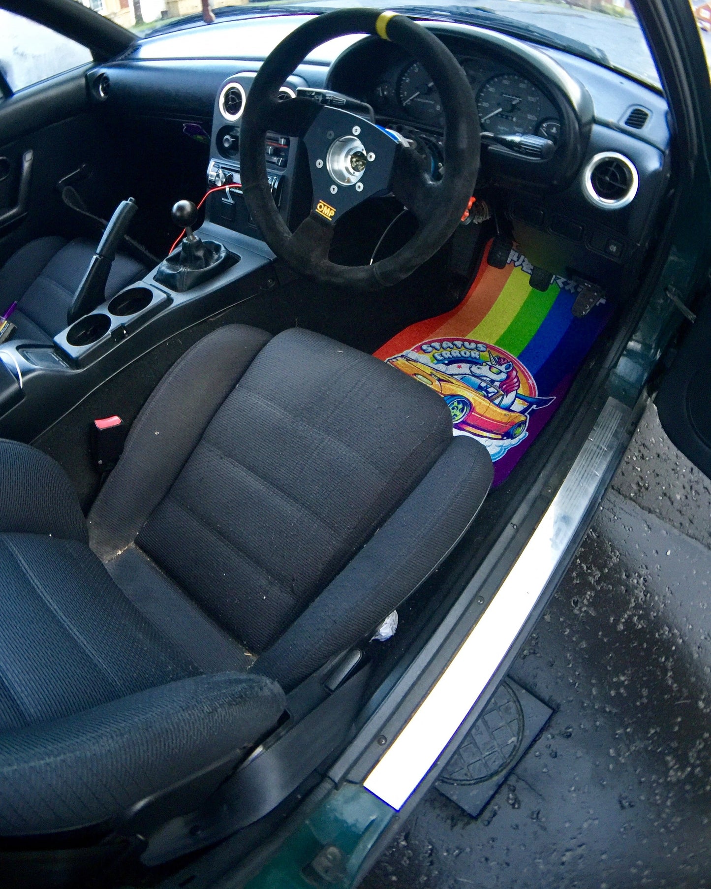 Tribal Black Universal Floor Mats – Set of 2 | Status Error