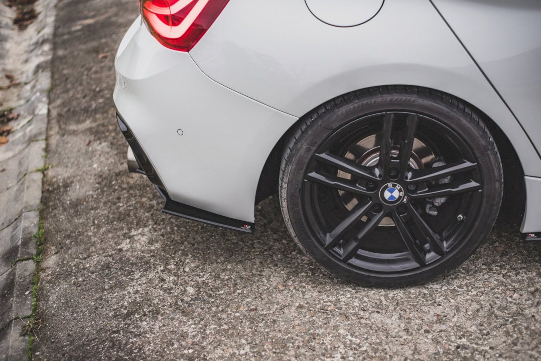 BMW 1 Series F20 M-Pack Rear Side Splitters V3 - Maxton Racing Durability (2015-2019)