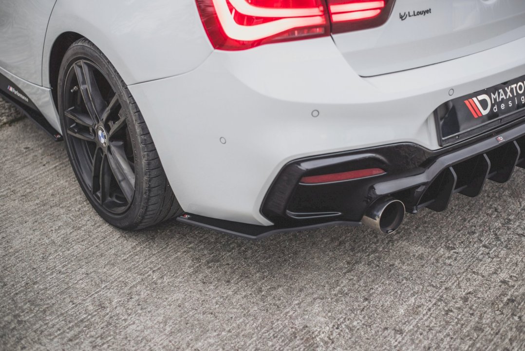 BMW 1 Series F20 M-Pack Rear Side Splitters V3 - Maxton Racing Durability (2015-2019)