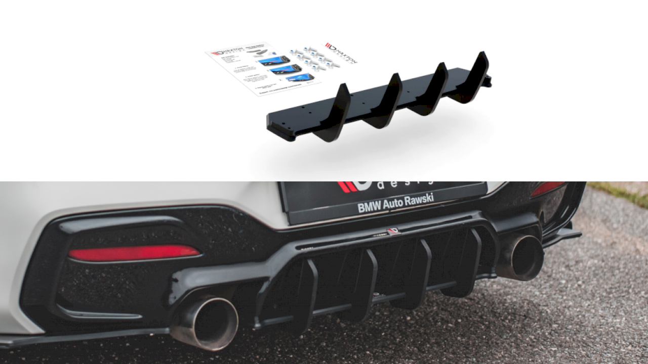 Maxton Racing Rear Diffuser V4 - BMW M140i F20 (2016-2019)