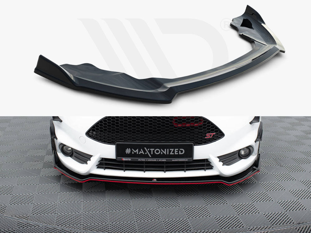 Maxton Design - Front Splitter V.5 Ford Fiesta ST Mk7 Facelift