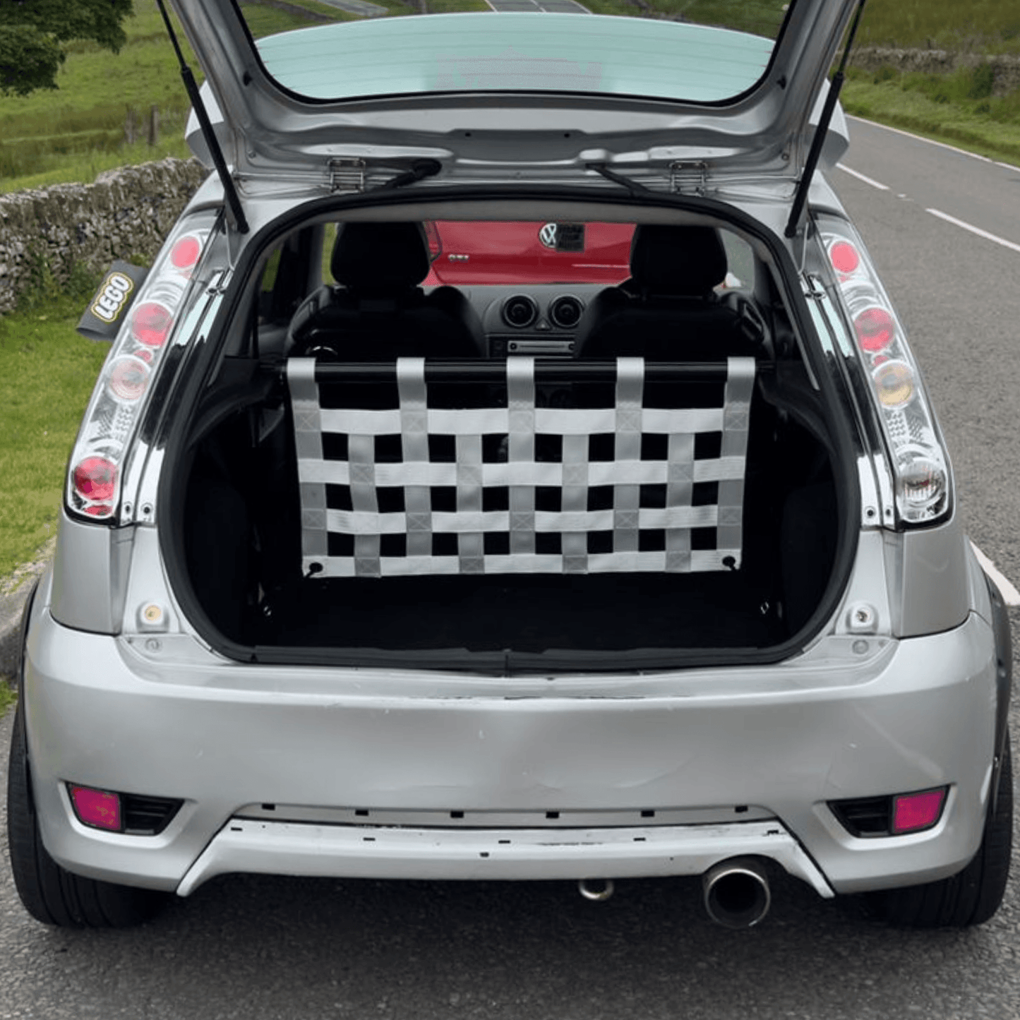 Ford Fiesta ST150 MK6 Rear Strut Bar & Boot Cargo Net Kit Interior Brace 2004–2008