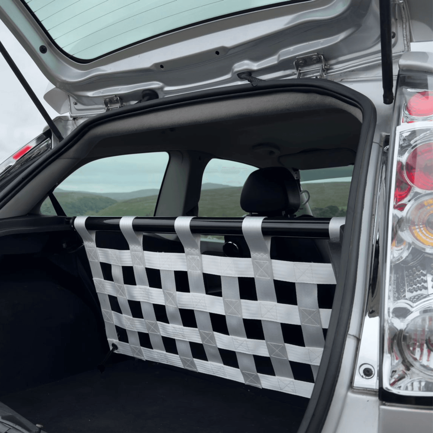 Ford Fiesta ST150 MK6 Rear Strut Bar & Boot Cargo Net Kit Interior Brace 2004–2008