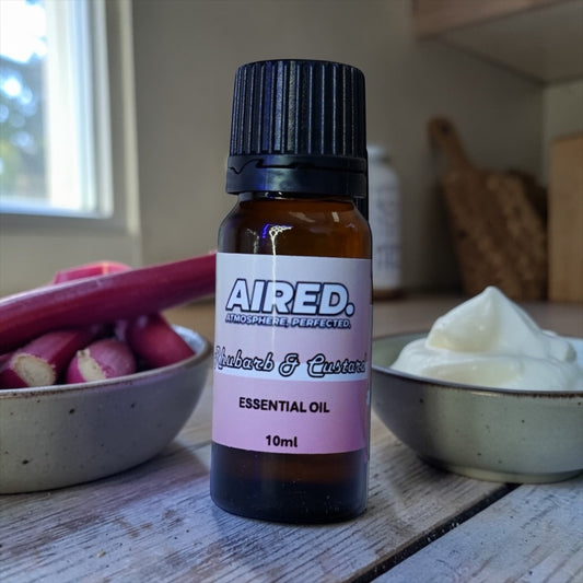 AIRED Rhubarb & Custard Car Air Freshener Diffuser Oil 10ml Aromatherapy