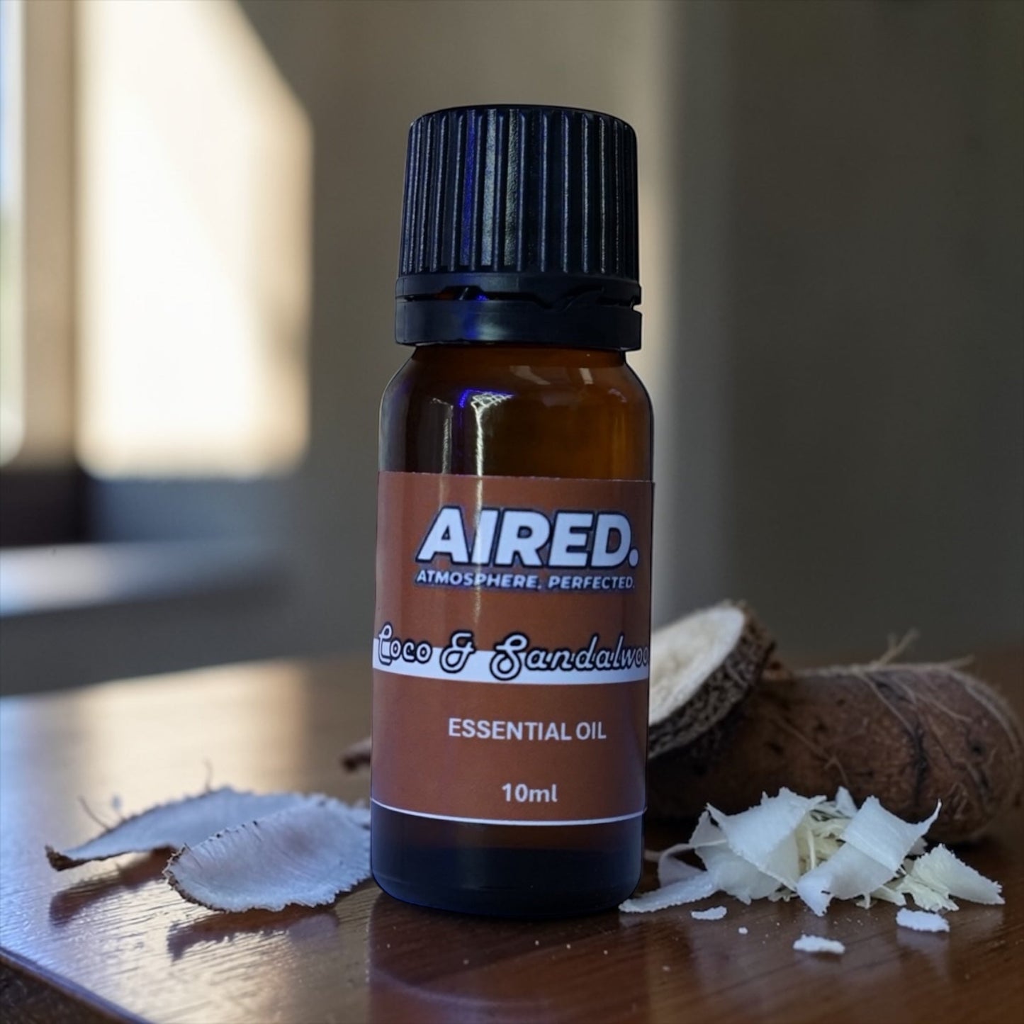 AIRED Coco & Sandalwood Car Air Freshener Diffuser Oil 10ml Aromatherapy