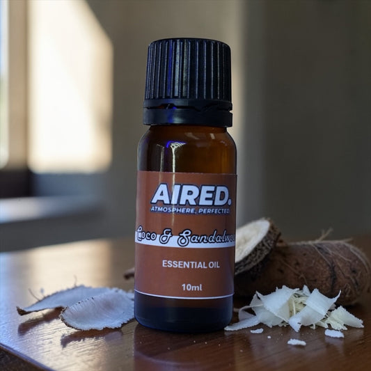 AIRED Coco & Sandalwood Car Air Freshener Diffuser Oil 10ml Aromatherapy