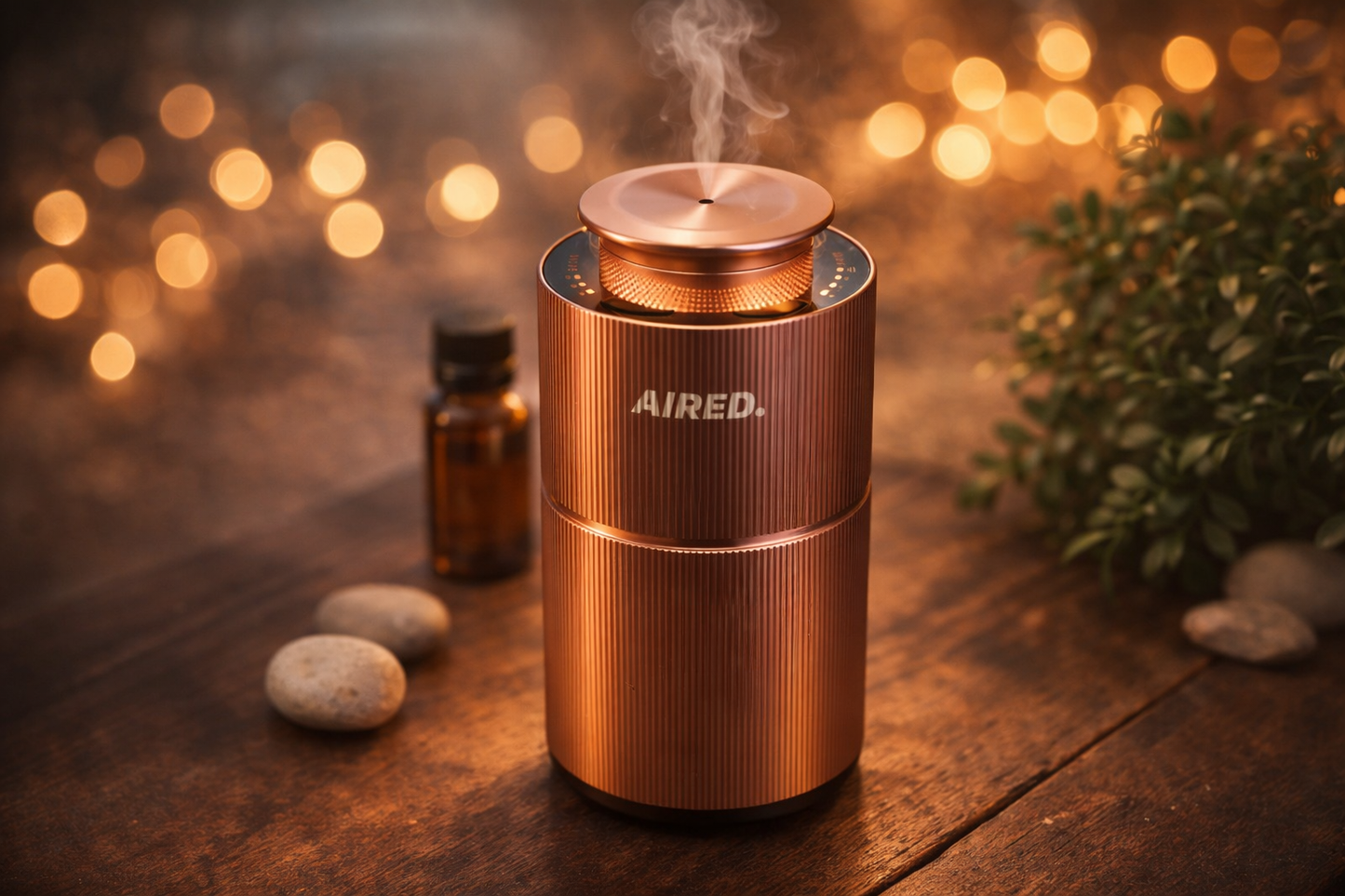 AIRED. PRO1 Electronic Essential Oil Diffuser – Rose Gold
