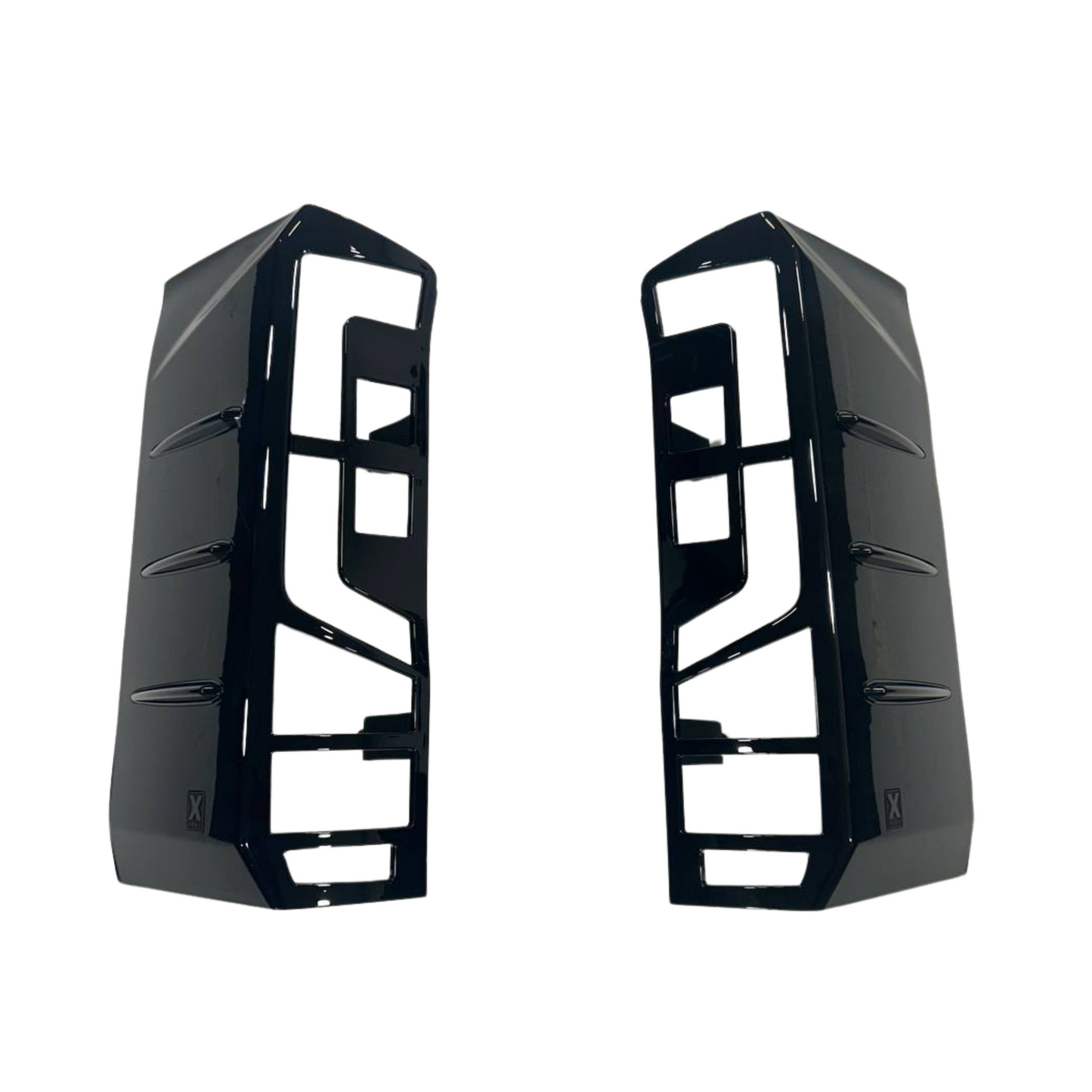 Volkswagen Crafter Rear Light Guards - Gloss Black (2018 Onwards)