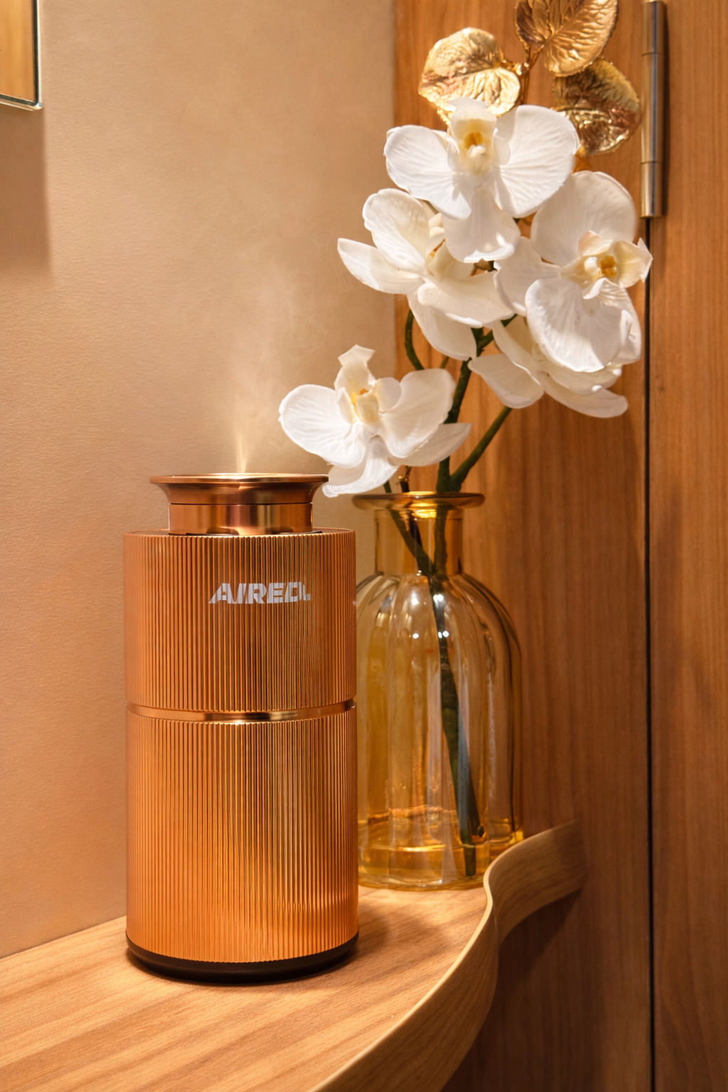 AIRED. PRO1 Electronic Essential Oil Diffuser – Rose Gold