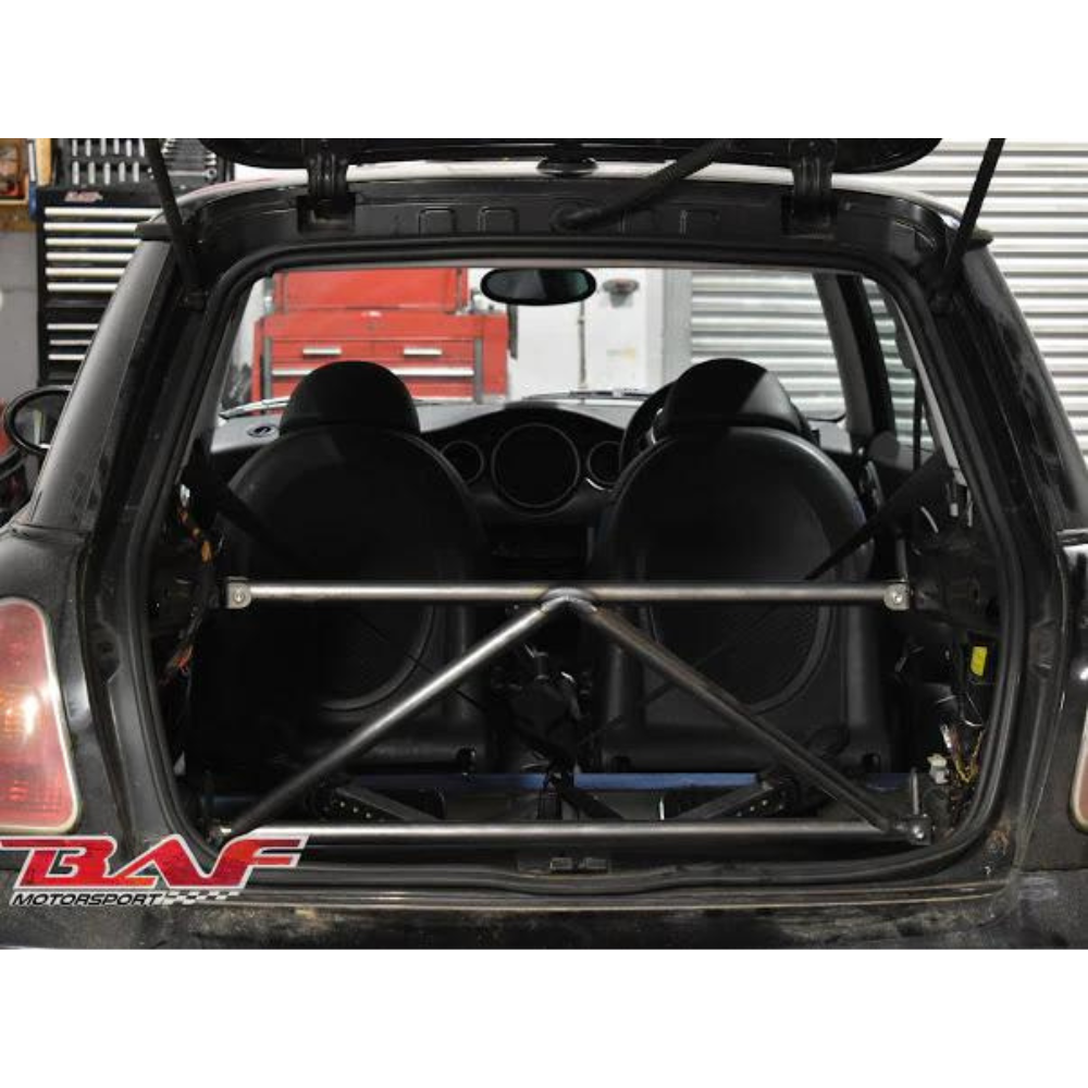 Mini Cooper S R53 K-Brace Rear Strut Bar Interior Brace 2001–2007