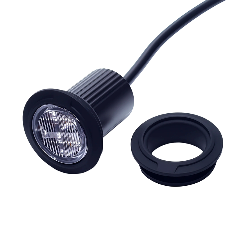 AXISDefender™ Covert R65 Dual Colour LED Warning Lamp – 8×5W, IP69K, 12/24V