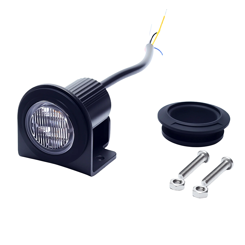 AXISDefender™ Covert R65 Dual Colour LED Warning Lamp – 8×5W, IP69K, 12/24V