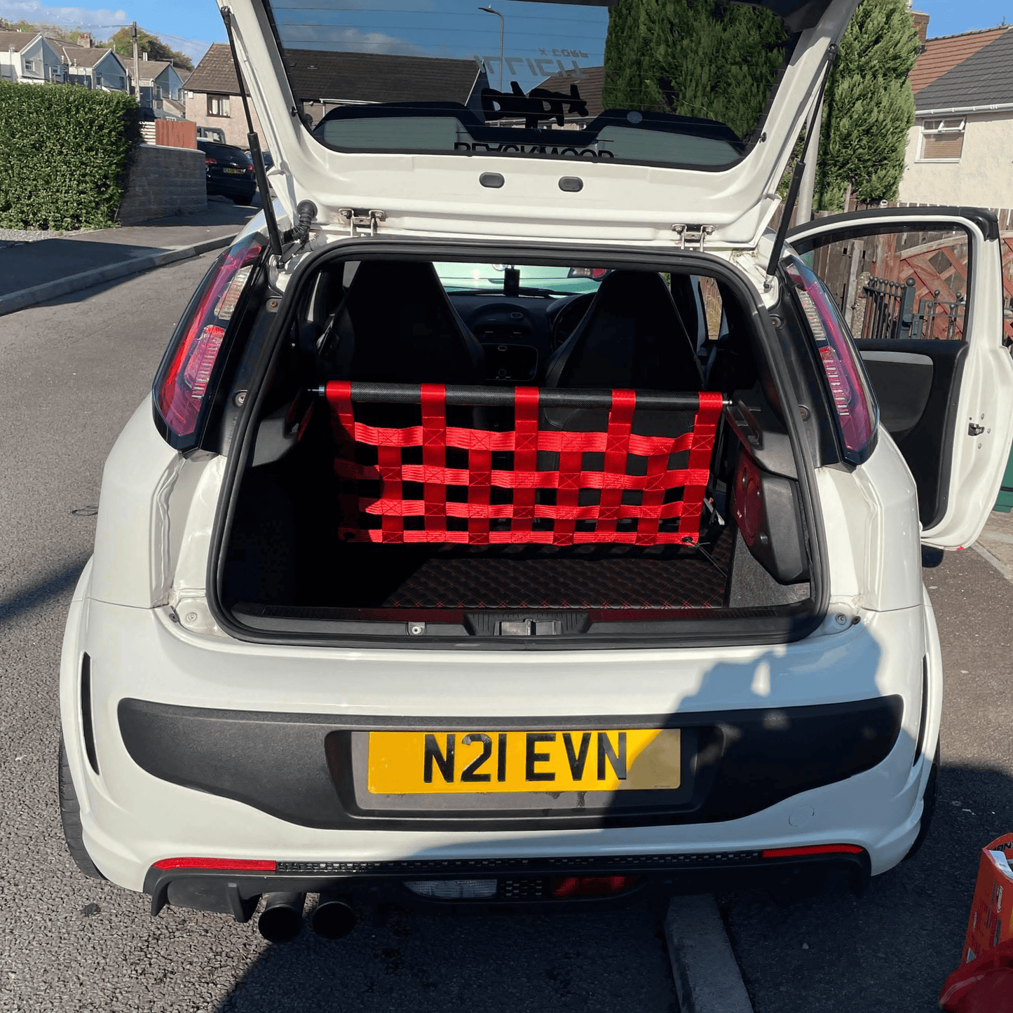 Abarth Punto Strut Bar & Cargo Net Kit | Interior Upgrade