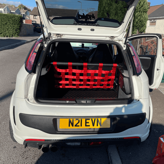 Abarth Punto Strut Bar & Cargo Net Kit | Interior Upgrade
