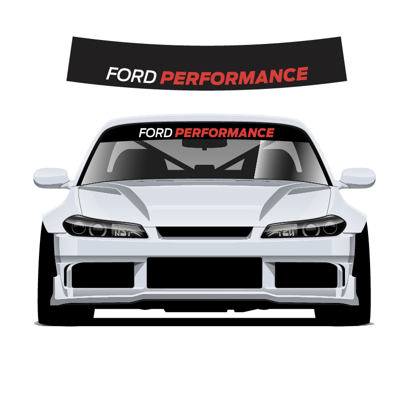 Premium Wrap Sunstrip - Ford Performance