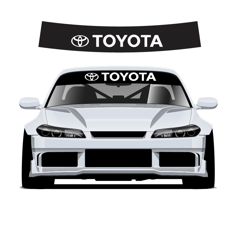Premium Wrap Sunstrip - Toyota