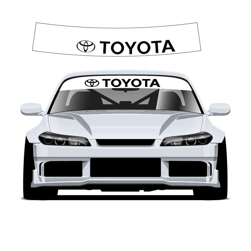 Premium Wrap Sunstrip - Toyota