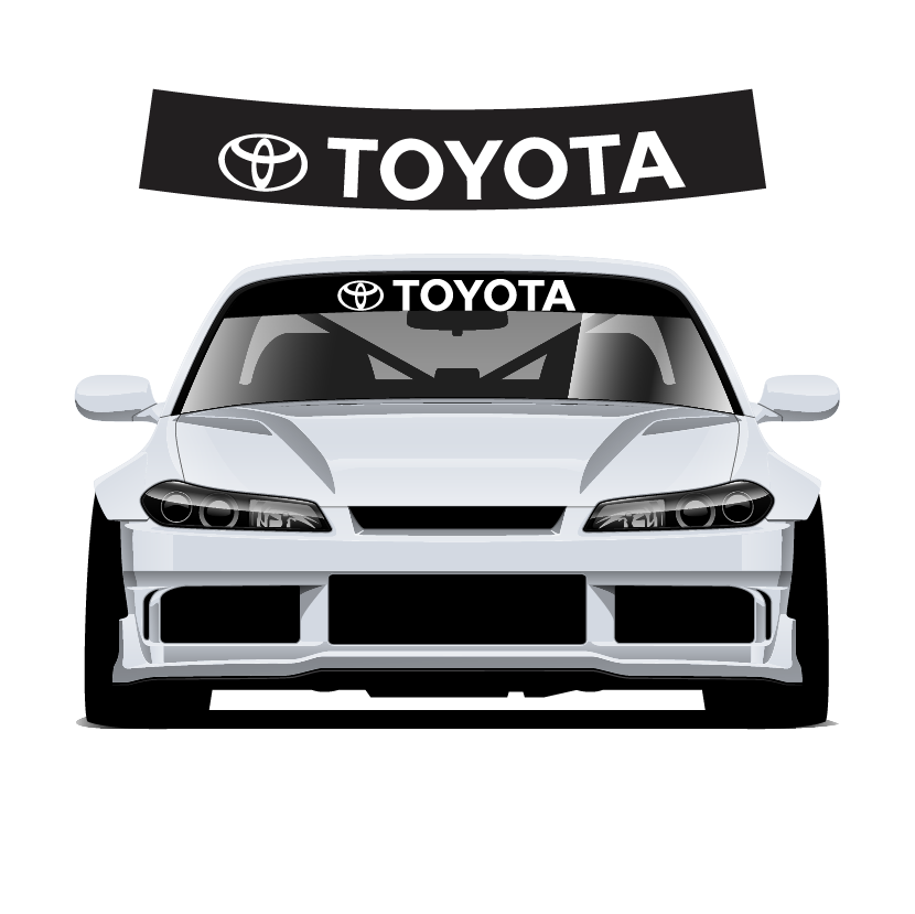Premium Wrap Sunstrip - Toyota