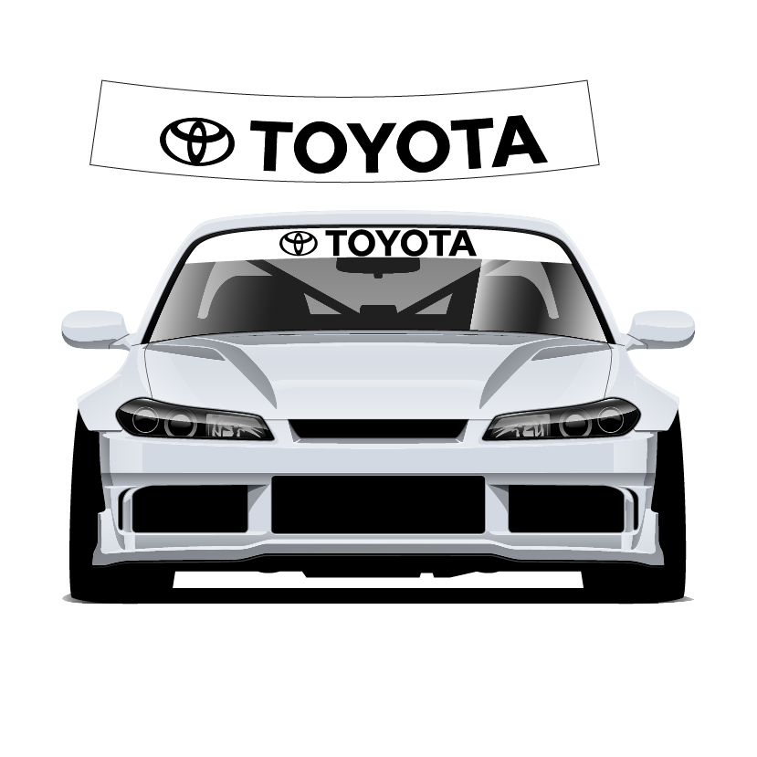 Premium Wrap Sunstrip - Toyota