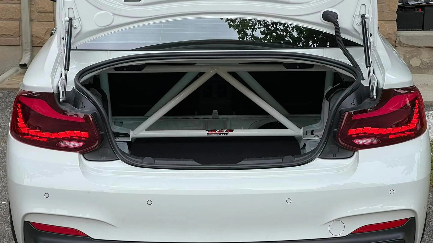 BMW M2 F87 K-Brace Rear Strut Bar Interior Brace 2016–2021
