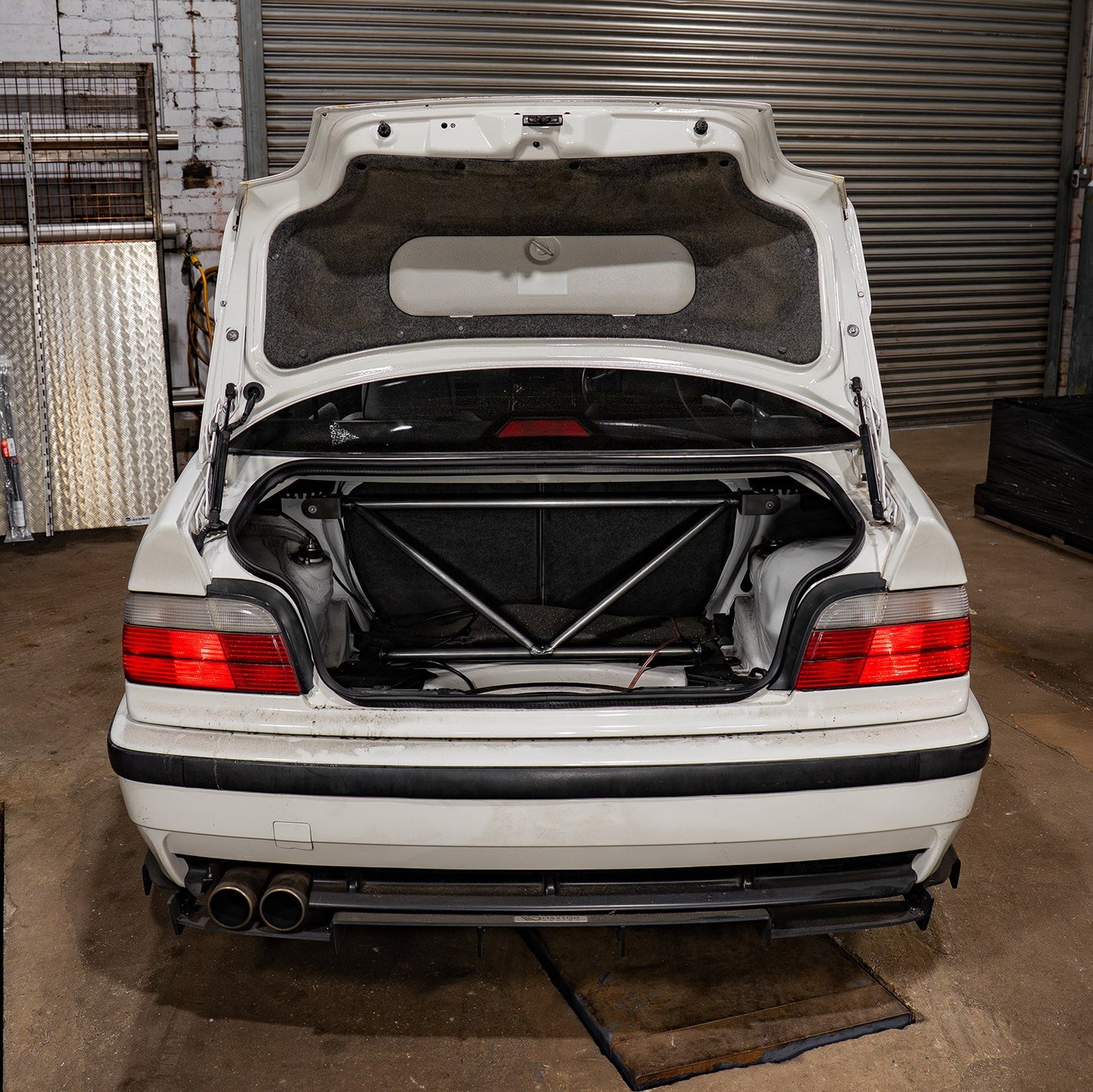 BMW 3 Series E36 Coupe K-Brace Rear Strut Bar Interior Brace 1990–2000