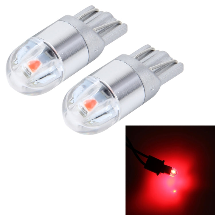 T10 LED Side Light Bulb - SMD-3030 W5W Wedge Bulb for Side Markers, Interior Lights