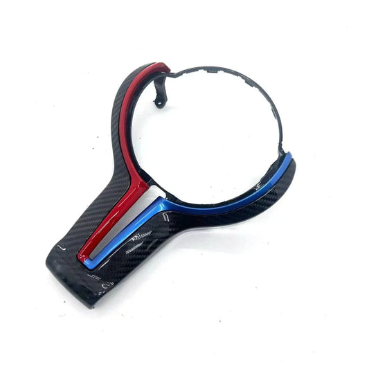 BMW Real Carbon Fibre Steering Wheel Centre Airbag Surround Trim | F Series