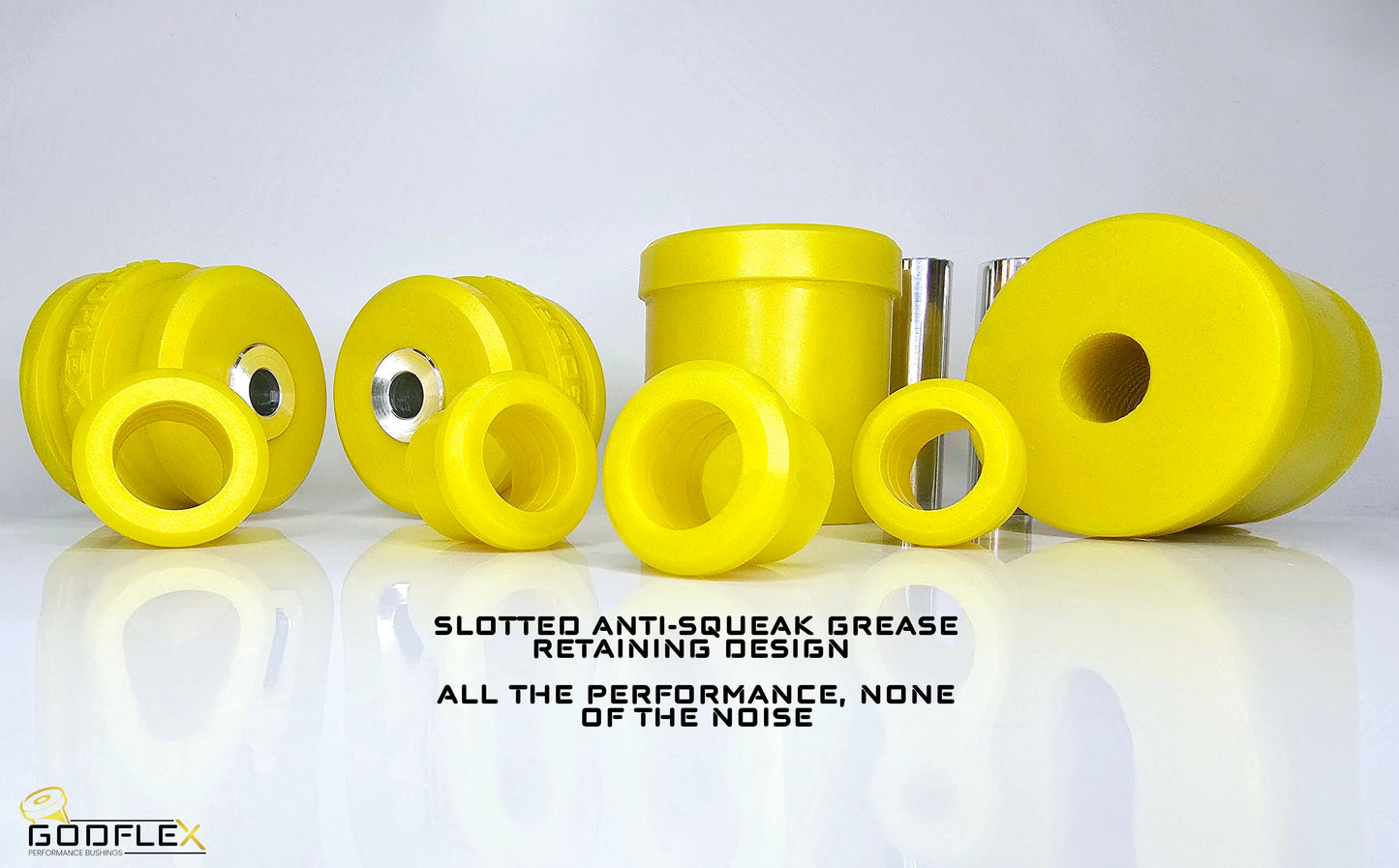 Godflex Ford Fiesta Mk7 ST Uprated Polyurethane Suspension Bush Kit – Wishbone, Axle Beam & ARB (2008-2017)