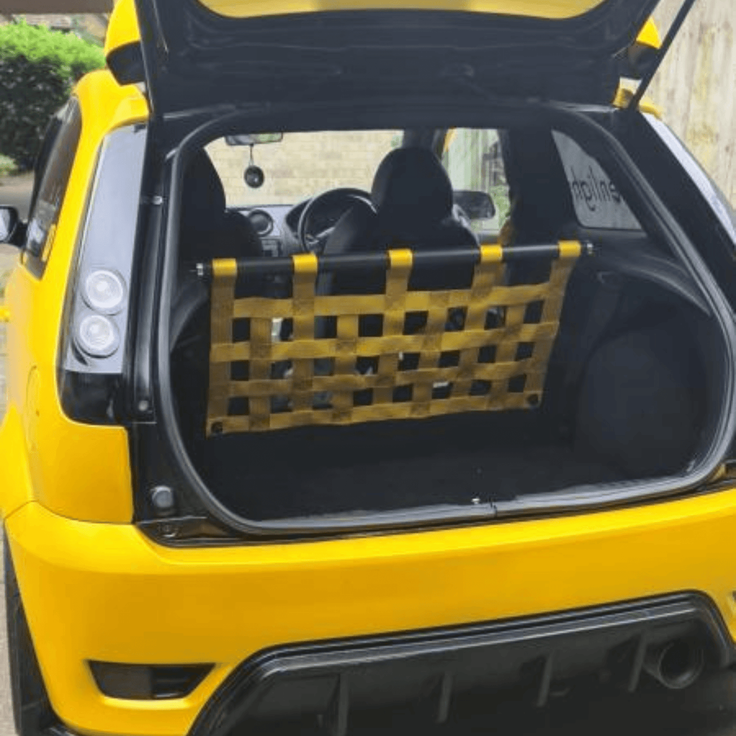 Ford Fiesta ST150 MK6 Rear Strut Bar & Boot Cargo Net Kit Interior Brace 2004–2008