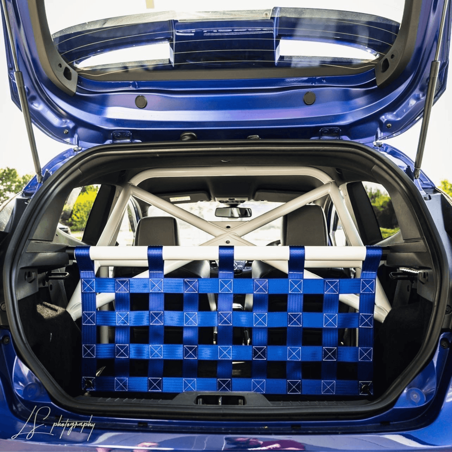 Ford Fiesta MK7 / MK7.5 Rear Strut Bar & Boot Cargo Net Kit Interior Brace 2008–2017