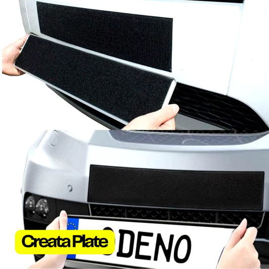 Number Plate Velcro Mounting Pads – 50cm x 10cm Pair