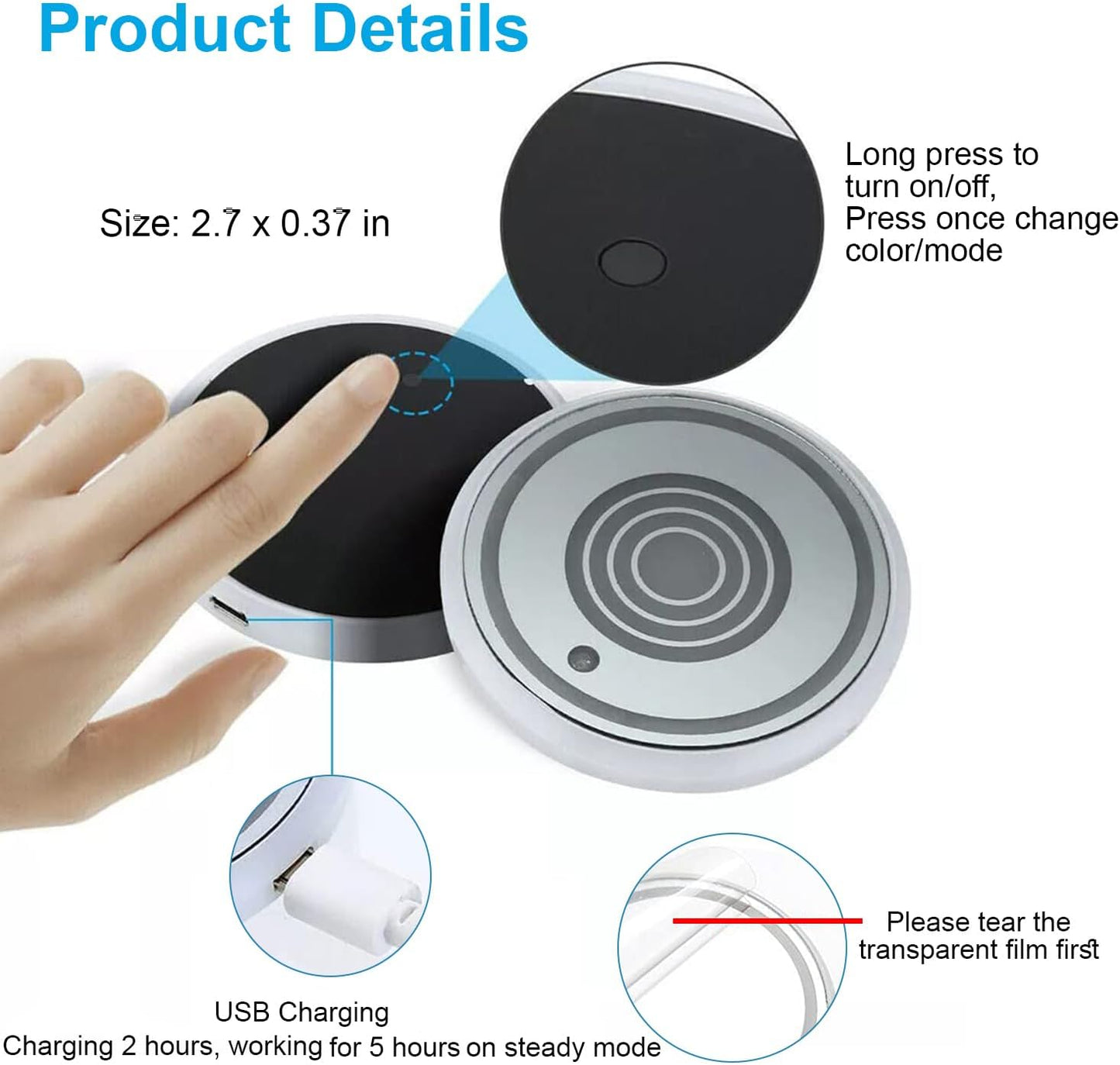 LED Light-Up Cup Holders - Universal Fit - Multi-Colour Illumination