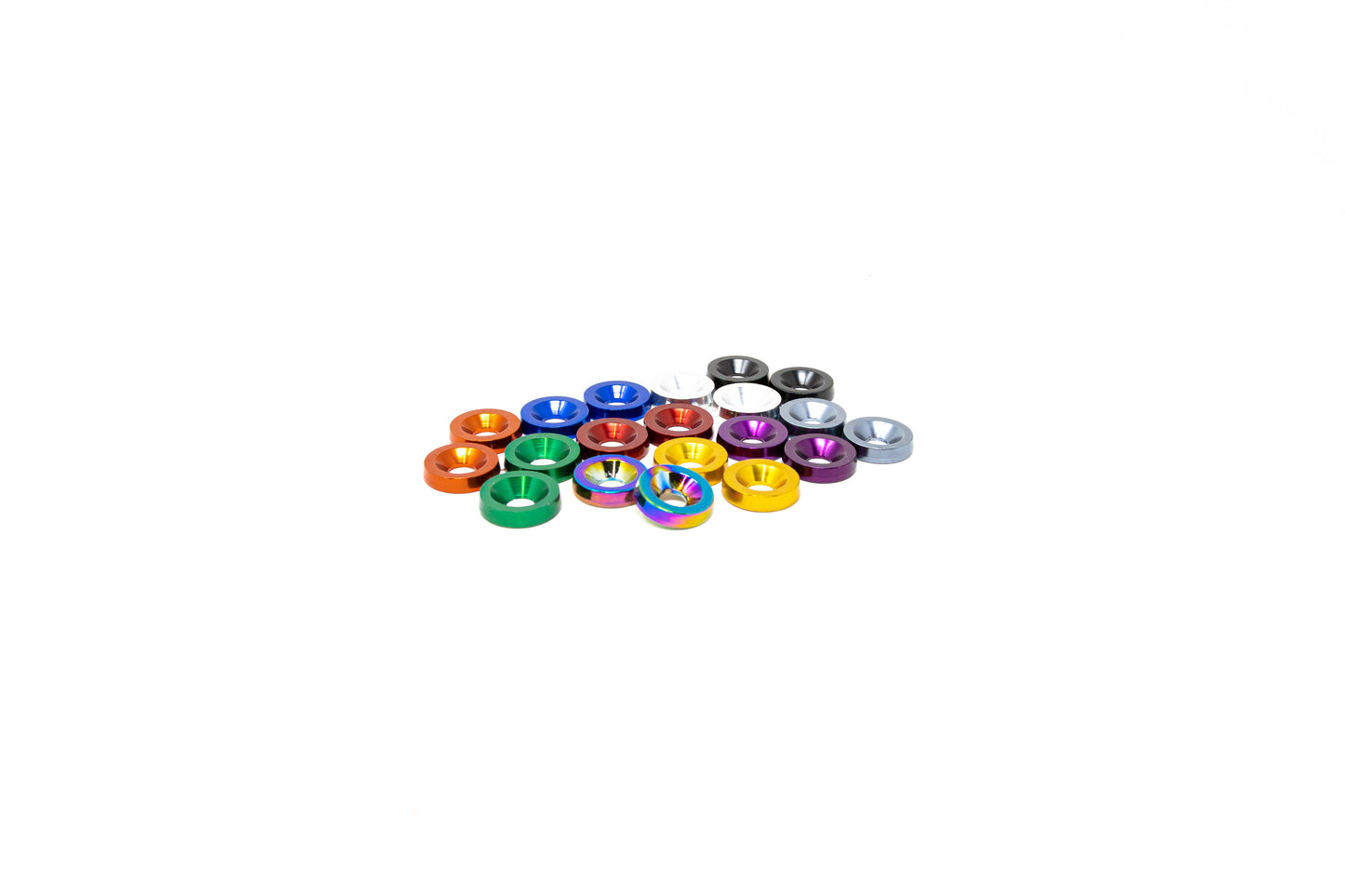 M6 Dress-Up Washer Kit – Anodised Aluminium & Stainless Steel