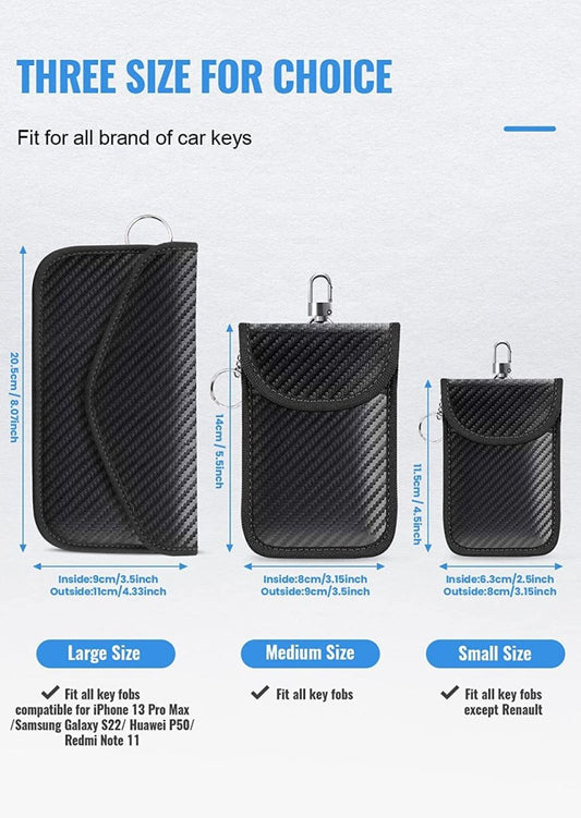 Faraday Pouch for Car Keys - Buy one get one FREE! 🔒