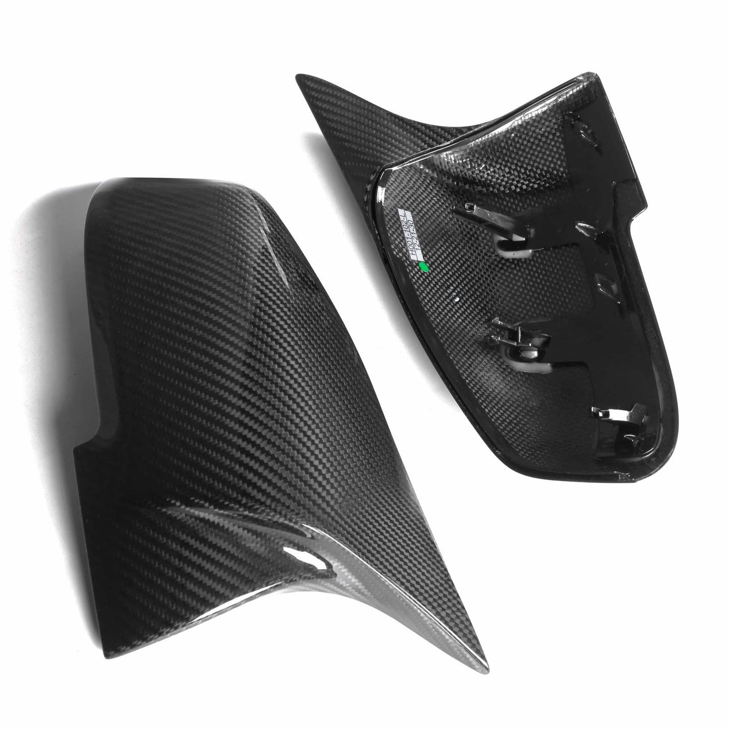 BMW 1 Series F20 F21 Carbon Fibre Mirror Covers - V Style (2011-2019)