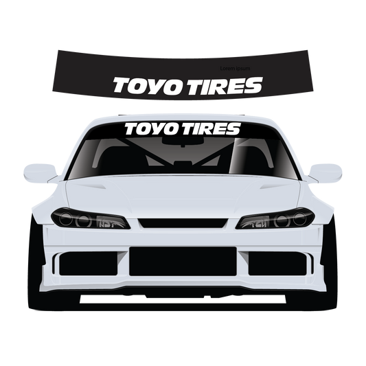 Premium Wrap Sunstrip - Toyo Tires
