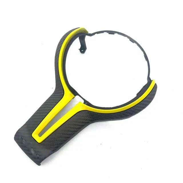BMW Real Carbon Fibre Steering Wheel Centre Airbag Surround Trim | F Series