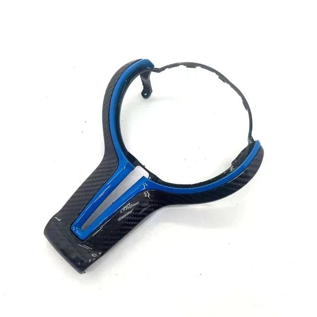 BMW Real Carbon Fibre Steering Wheel Centre Airbag Surround Trim | F Series