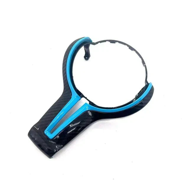 BMW Real Carbon Fibre Steering Wheel Centre Airbag Surround Trim | F Series