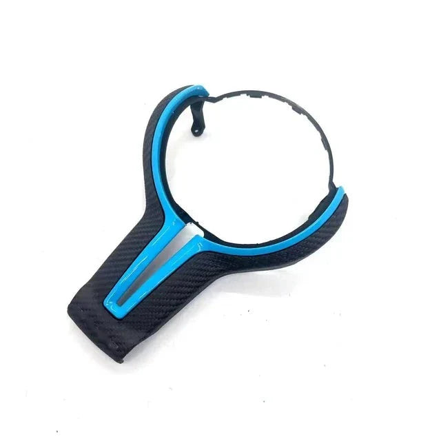 BMW Real Carbon Fibre Steering Wheel Centre Airbag Surround Trim | F Series