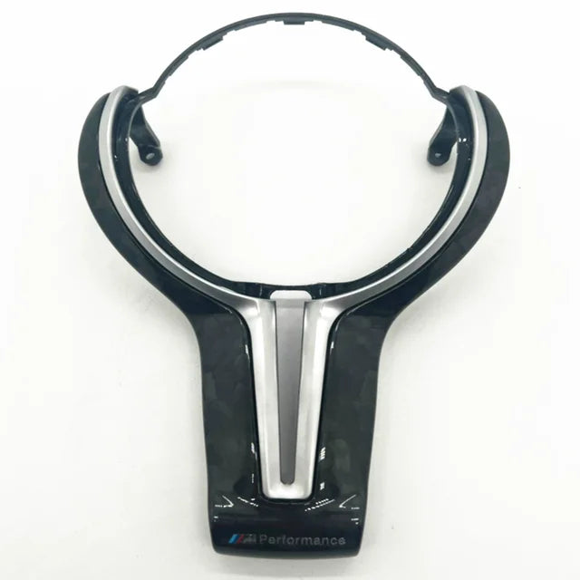 BMW Real Carbon Fibre Steering Wheel Centre Airbag Surround Trim | F Series