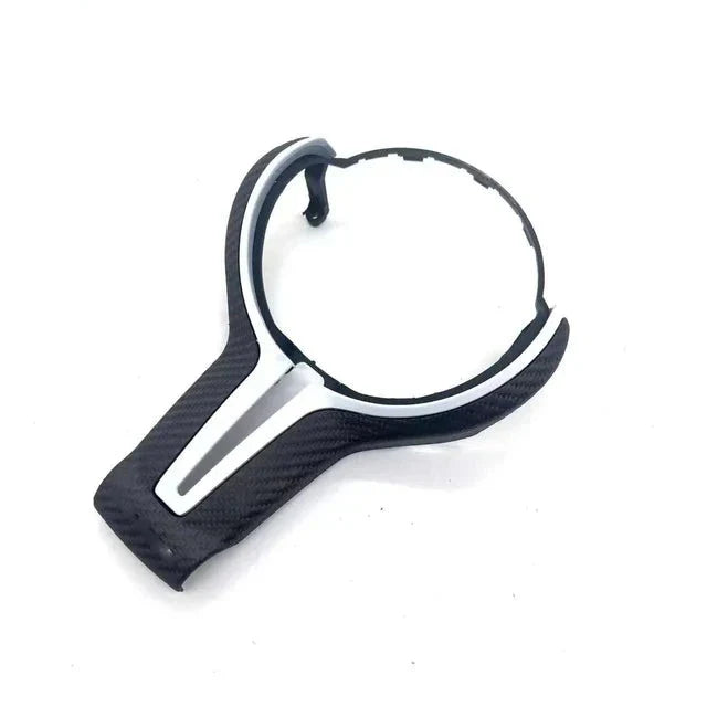 BMW Real Carbon Fibre Steering Wheel Centre Airbag Surround Trim | F Series
