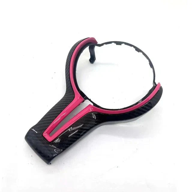 BMW Real Carbon Fibre Steering Wheel Centre Airbag Surround Trim | F Series