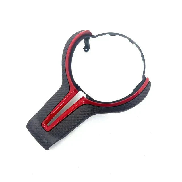 BMW Real Carbon Fibre Steering Wheel Centre Airbag Surround Trim | F Series